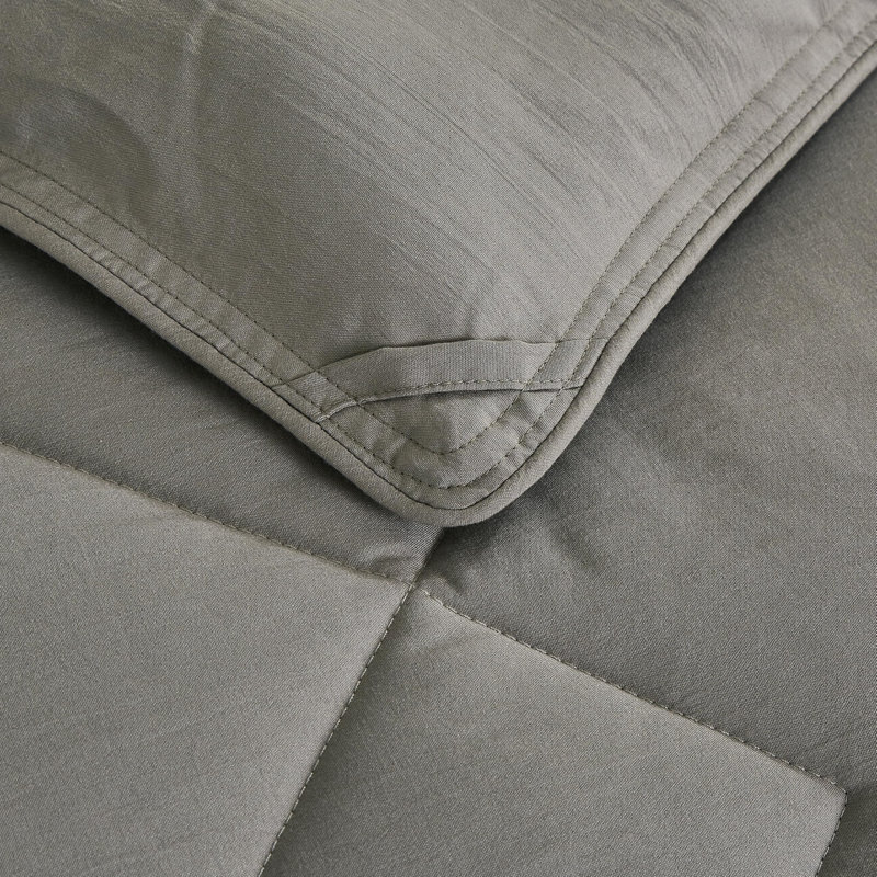 Logan Microfiber Comforter Set, Oversized King Comforter + 2 King Shams, Taupe