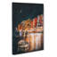 Boat In An Italian Port - Wrapped Canvas-56634084