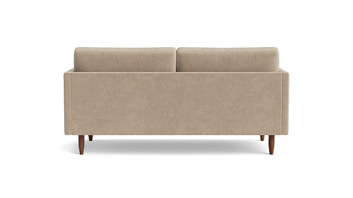 Skinny Fat Loveseat (70"), Velvet - Beige