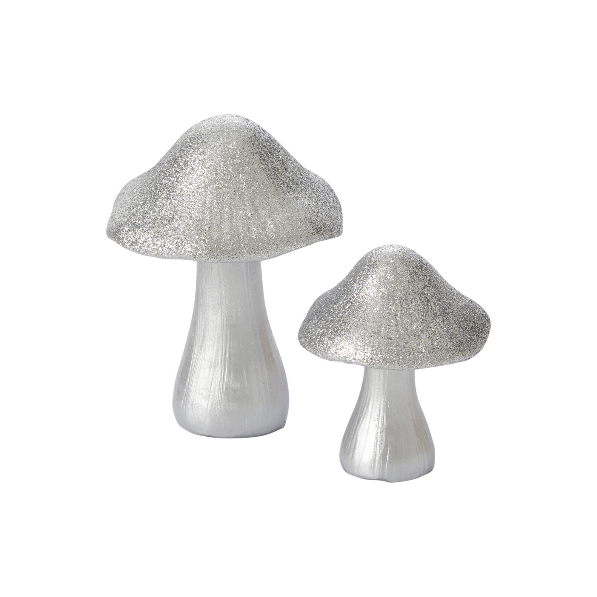 Mushroom Figurine, 5.25" H x 3.75" W x 3.75" D
