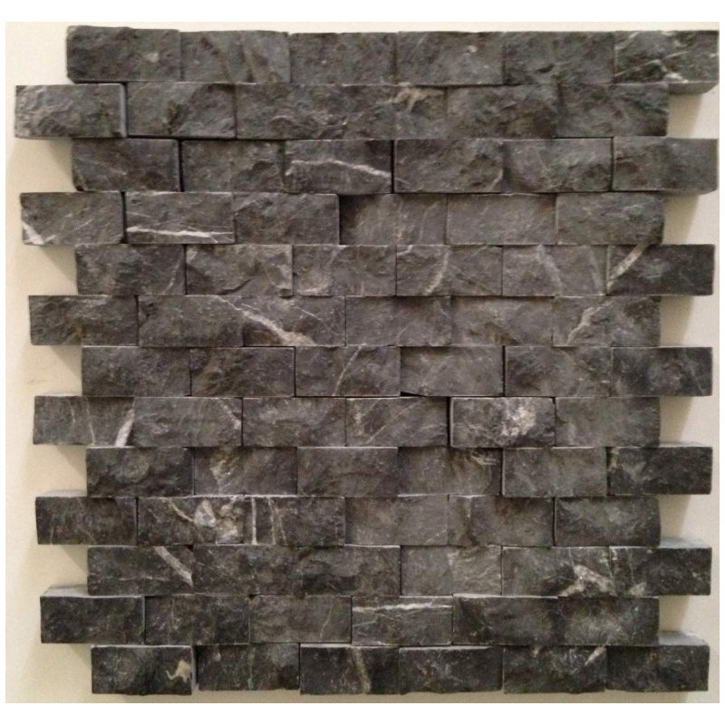 1" x 2" Marble Splitface Mosaic Wall & Floor Tile