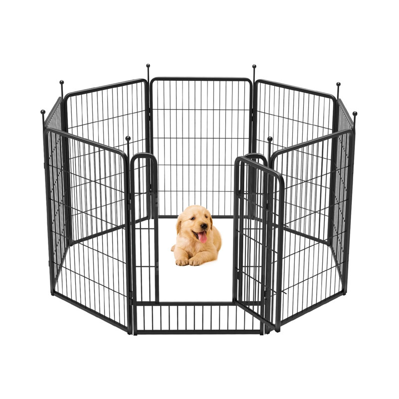 40cm H Panel Metal Yard Kennel