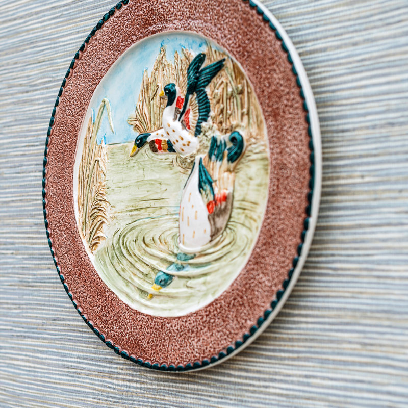 Plaque murale de la faune Mallards