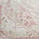 Tapis oriental rose / blanc Cabello