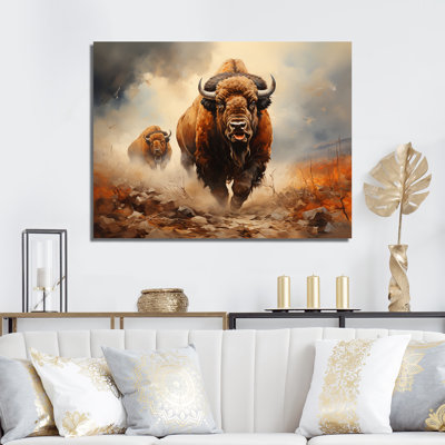 Impression sur toile Native Buffalo