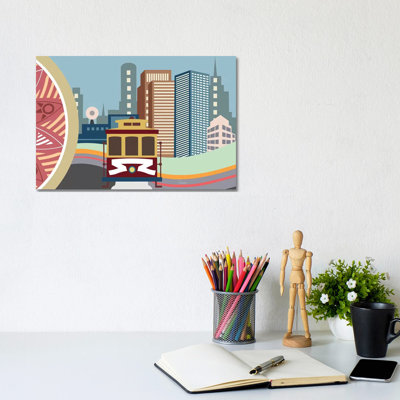 San Fransisco - Wrapped Canvas Print