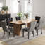Ensemble de salle à manger rectangulaire à double piédestal avec table de salle à manger de style crème-1947038711-1947038668-1947038657