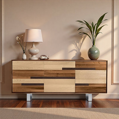 Buffet maison de style rétro
