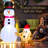 Weather Resistant Fabric Christmas Decoration