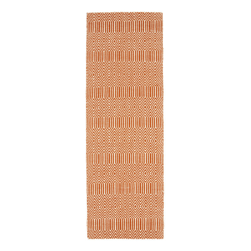Mosig Geometric Flatweave Area Rug, Runner 66 x 200cm