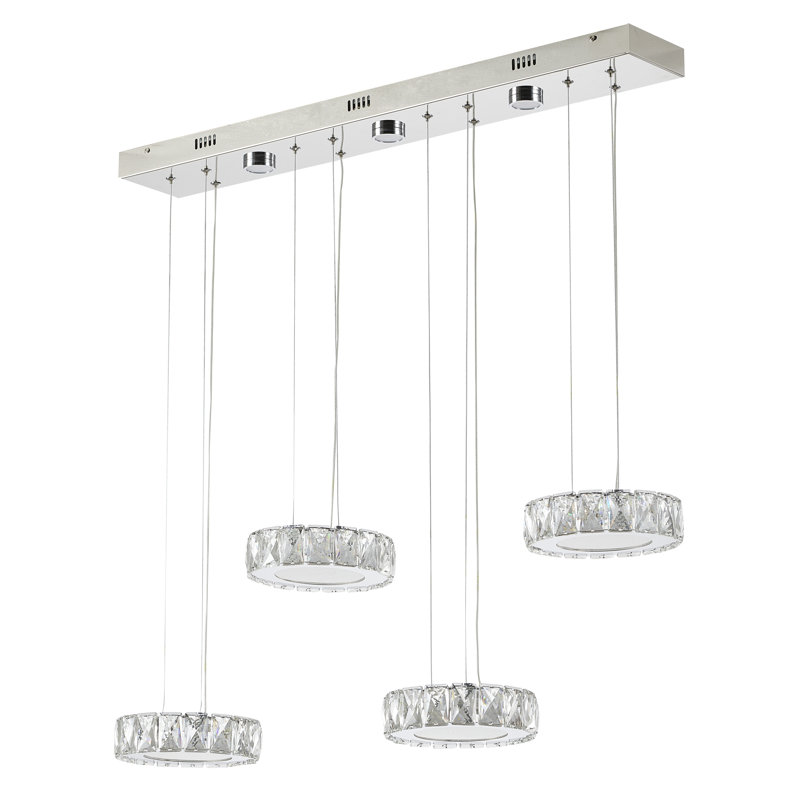 Luminaire suspendu en cristal 7 lumières Csoma