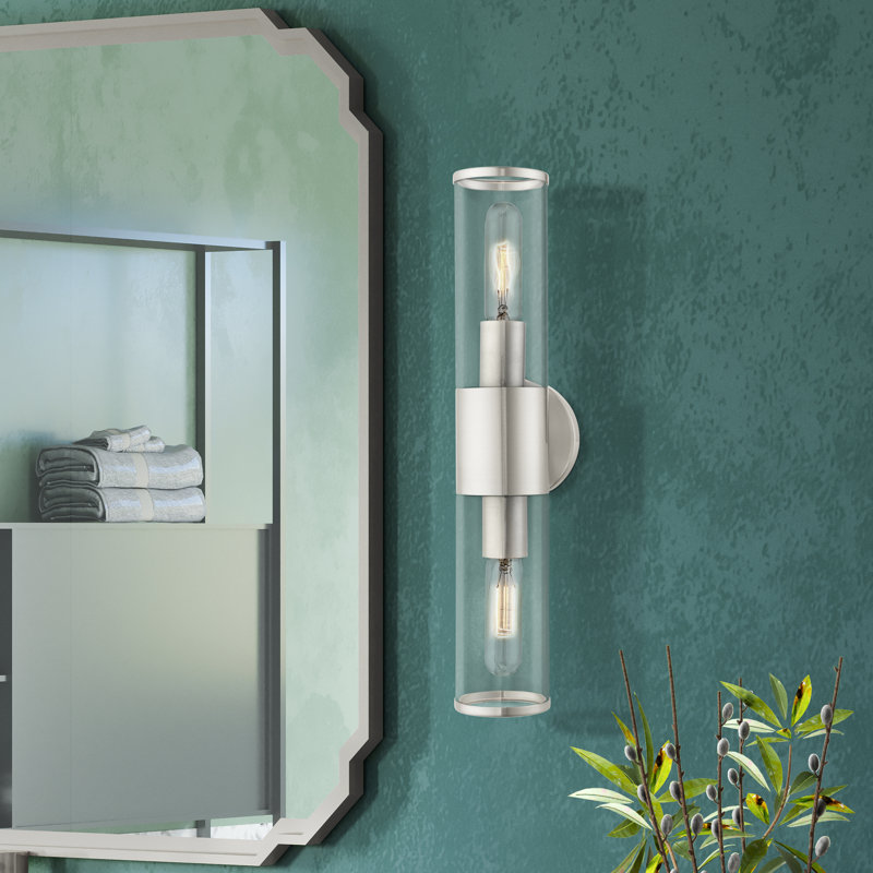 Éclairage pour meuble-lavabo à intensité variable Birchfield, Nickel brossé