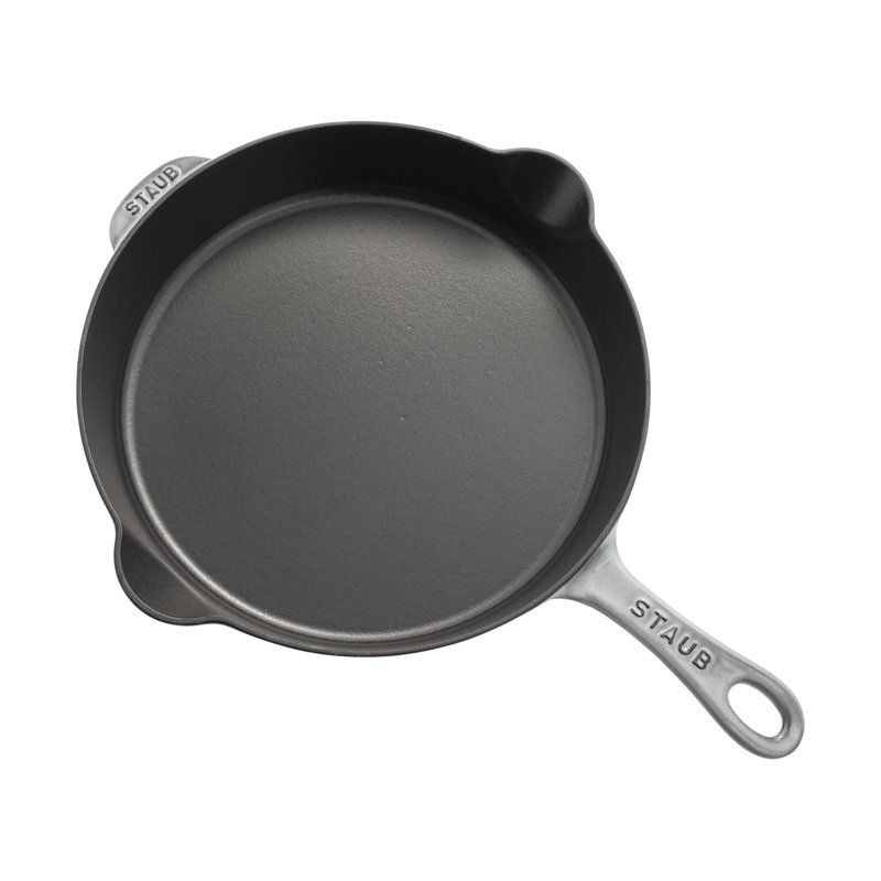 Pans Cast Iron Traditional Deep Frypan, 11", Graphite Gray