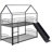 Metal Bunk Bed With Slide,Kids House Bed-983983404