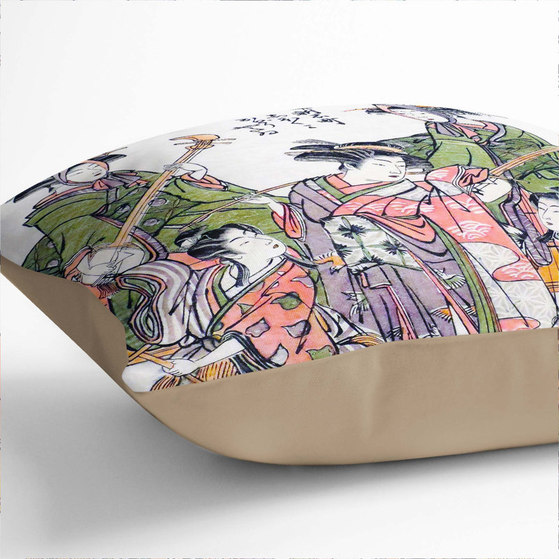 Square Cushion, 40cm H x 40cm W x 15cm D, Stone