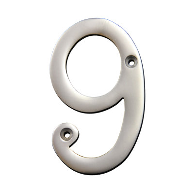 4'' H Metal House Number