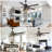 52" Black Ceiling Fan with Light Kit & Remote, 5-Blade Design, 6-Speed Quiet DC Motor, Timer, Reversible for Living Room, Bedroom