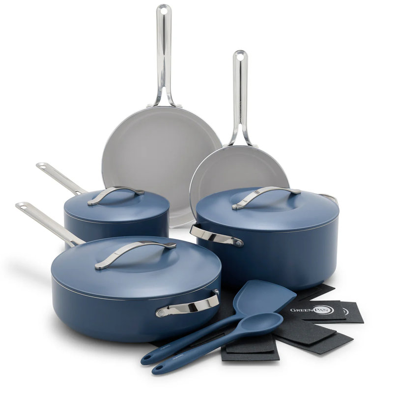 GreenPan Nova 10 Piece Cookware Set, Ocean
