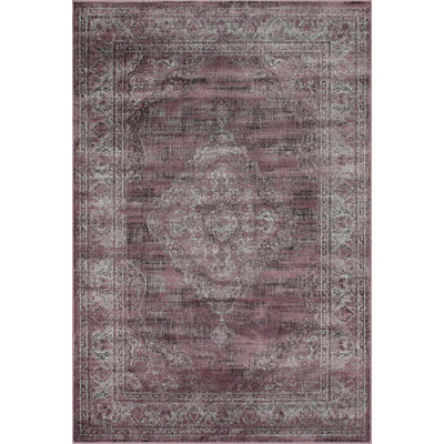 Tapis mauve foncé Jahdiel