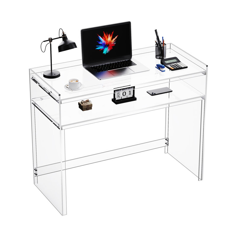 Kishen 39.4'' W Rectangle Writing Desk, Office desk