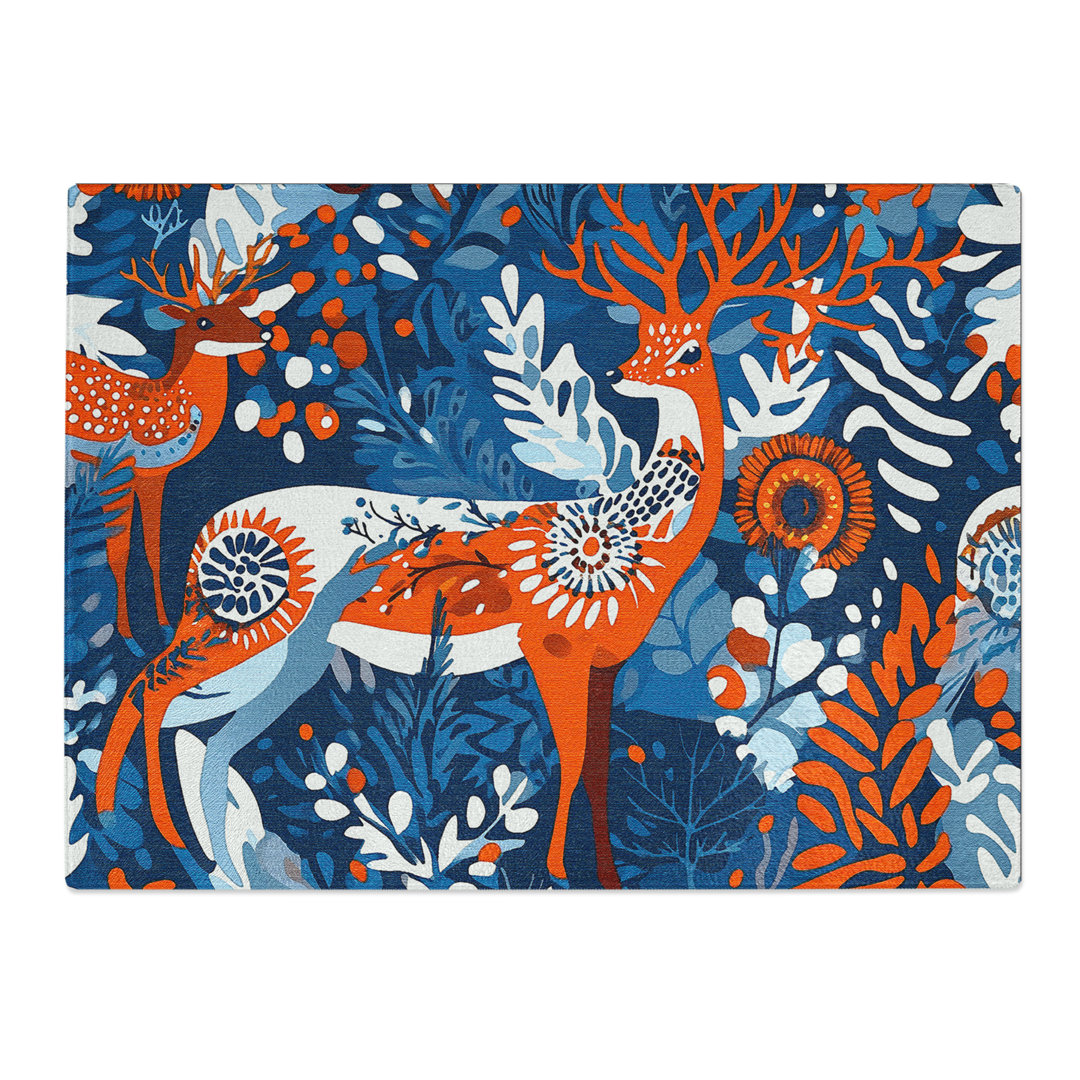 Scandinavian Art Vol.2 Pattern  Glass Chopping Board