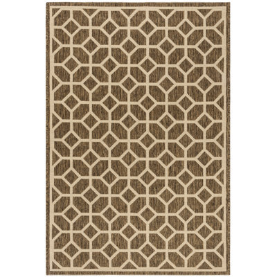 Gaitani Performance Geometric Indoor/Outdoor Area Rug