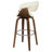 Ecru Swivel Bar Stool