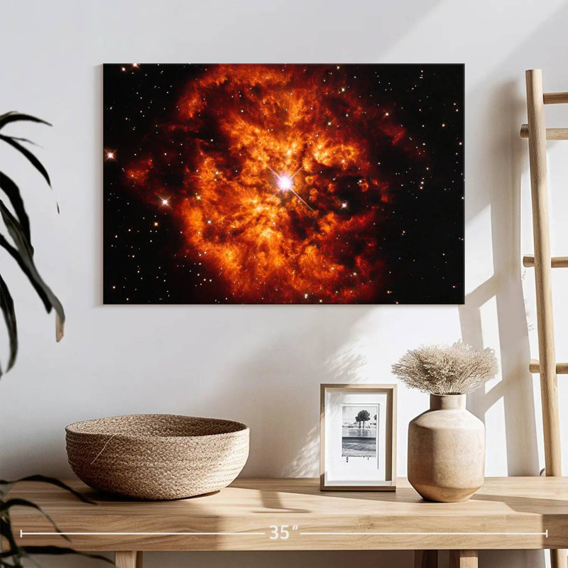 Oberle Wolf Rayet Star, 16" H x 24" W