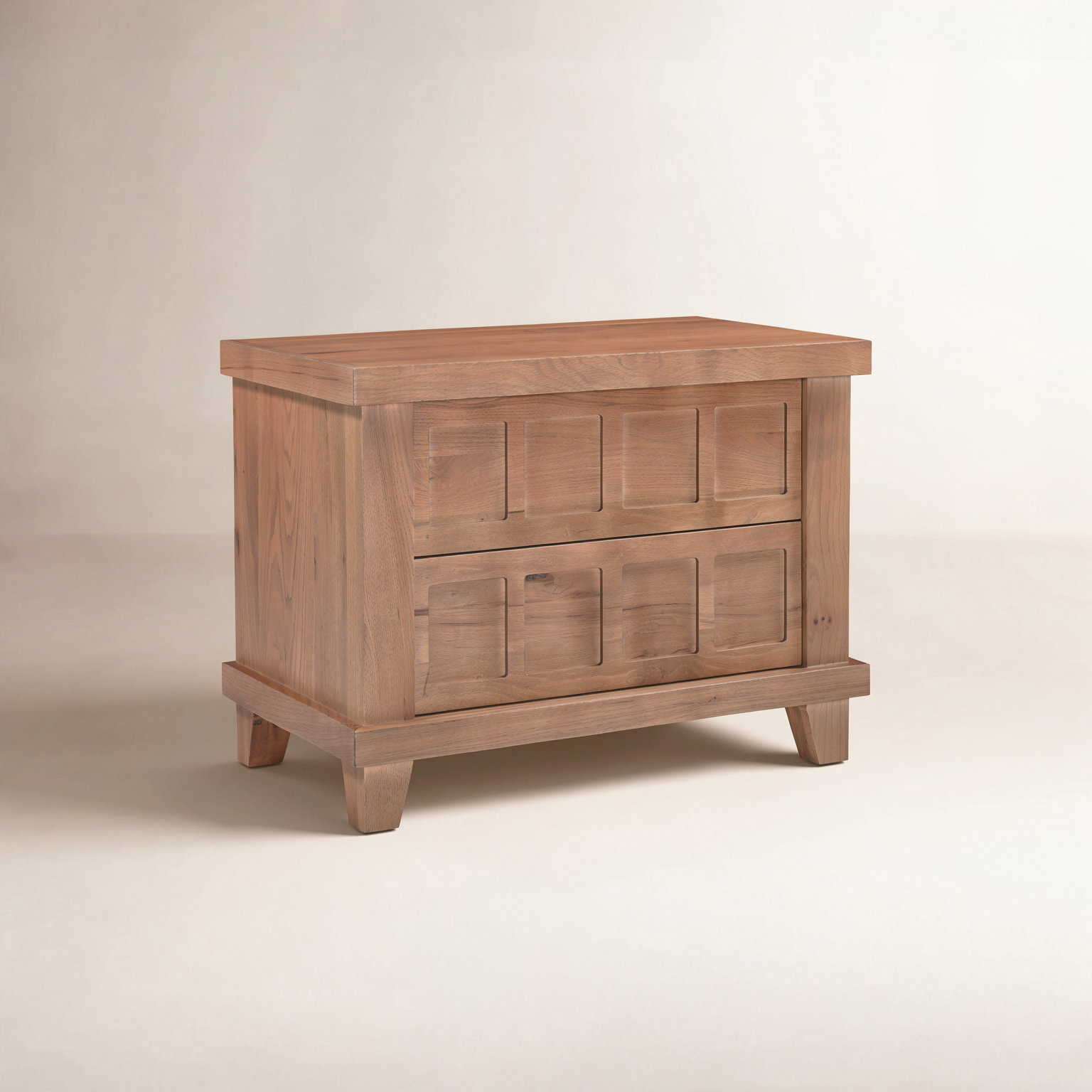Red Oak Nightstand, Red