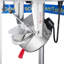 Machine à maïs soufflé Pop Heaven - bouilloire en acier inoxydable 12 oz, plateau à grains Reject, lumière chauffante et accessoires par Great Northern Popcorn (bleu)
