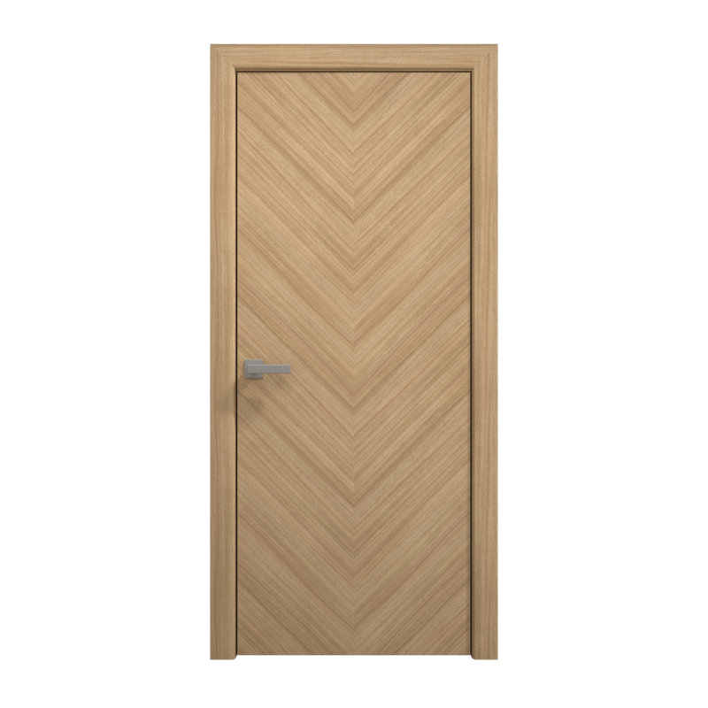 Porte intérieure intérieure | Ego 5005 | Poignée simple à panneau régulier | Portes de salle de bain modernes, 18 po x 96 po