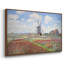 Tulip Fields with the Rijnsburg Windmill, 1886 - Claude Monet, toile tendue avec châssis-132875404-132875407