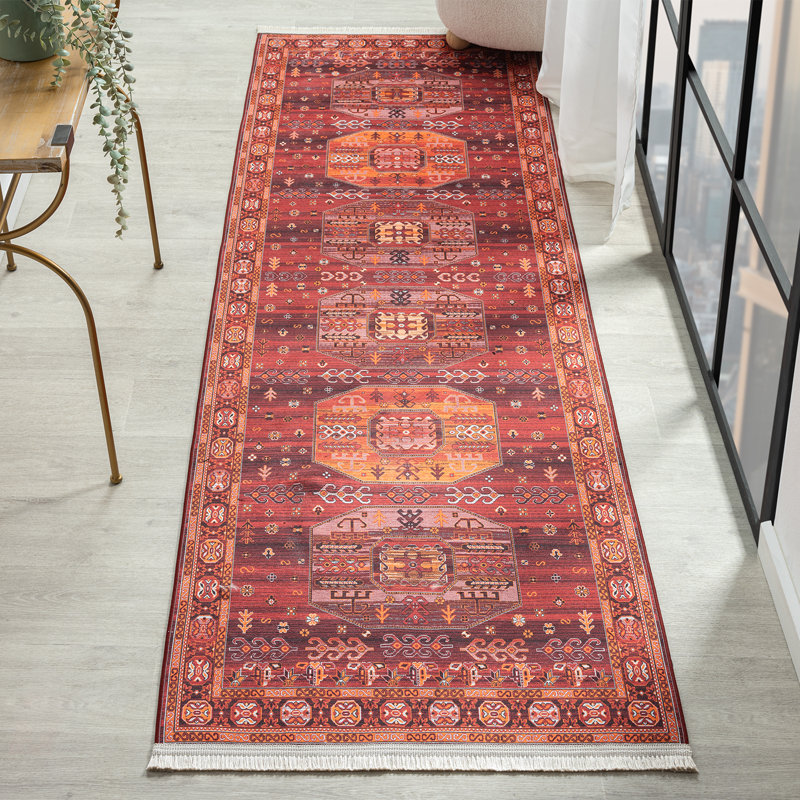 Tapis rectangulaire ANATOLIA avec envers antidérapant, Tapis de couloir 2 pi x 10 pi
