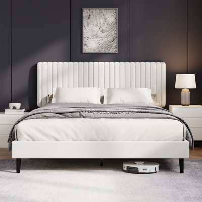 Upholstered Velvet Bed