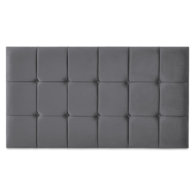 Brickey Upholstered Headboard, Steel, Single (3')