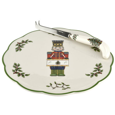 Spode Christmas Tree 2 Piece Serving Set