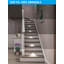 Éclairage intégré intégré pour terrasse à DEL 120 V, lumières d'escalier en métal à intensité variable, 5CCT-106900687