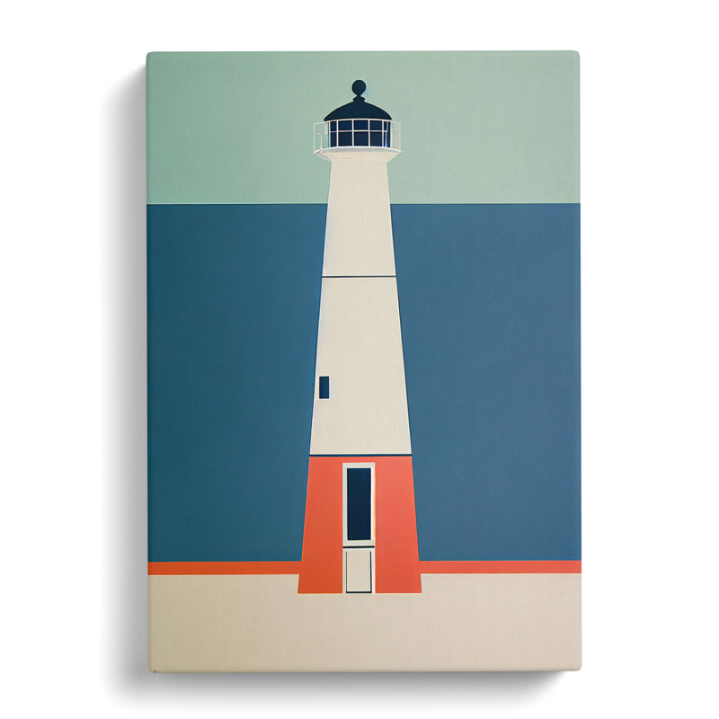 Lighthouse Orphism - Wrapped Canvas, 50cm H x 35cm W x 3cm D