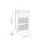 Abhiraam 40 cm W Bedside Table
