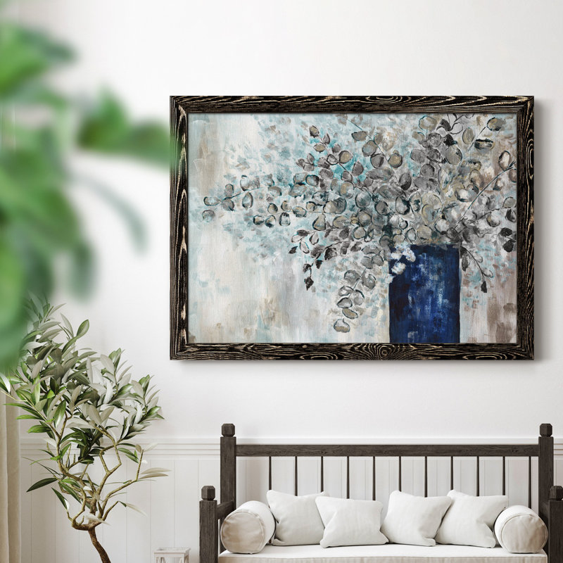 «Eucalyptus réformé», reproduction d'art sur toile encadrée, Noir, H 31,5 po x l 23,5 po x P 1,5 po