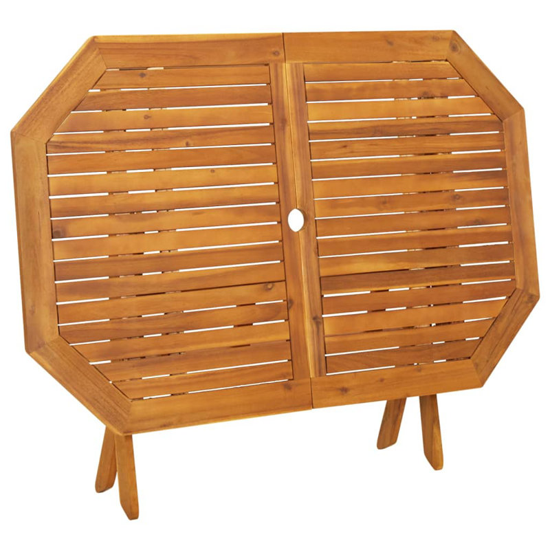 Toxey 4 - Person Acacia Patio Dining Set with