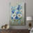 Blue Garden II -Custom Wrapped Gallery Cavas-748522254