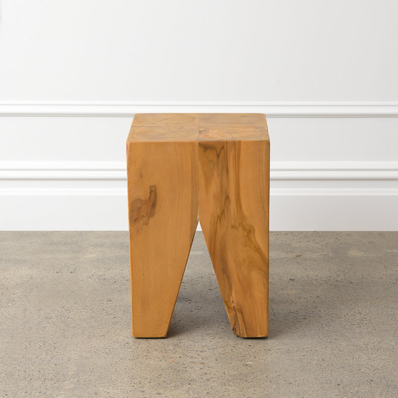 Solid Wood Accent Stool