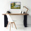 «Epic Graffiti« Early Fall On Nantucket Sound »par JL Munro, art mural sur toile, 26 po x 18 po