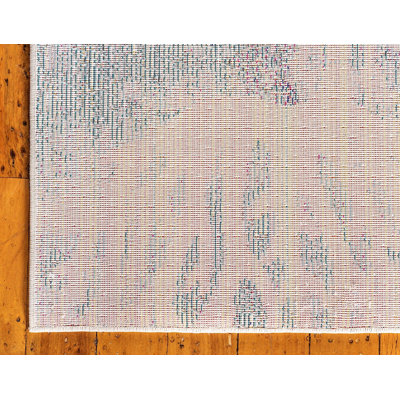 Tapis vert à motif abstrait Trenton