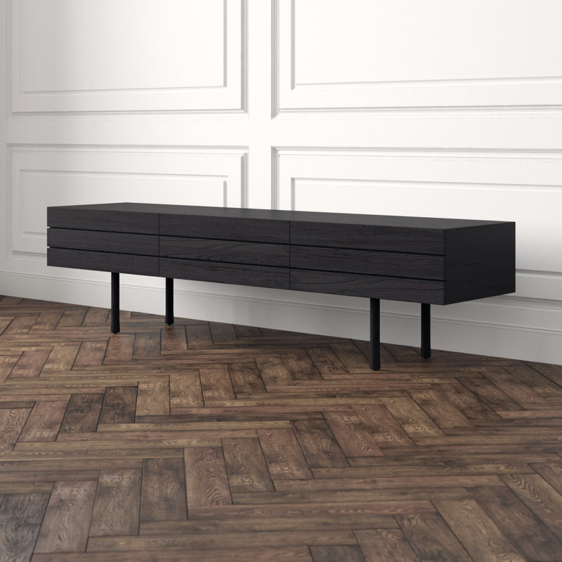 Lap 86'' W Solid Wood Sideboard