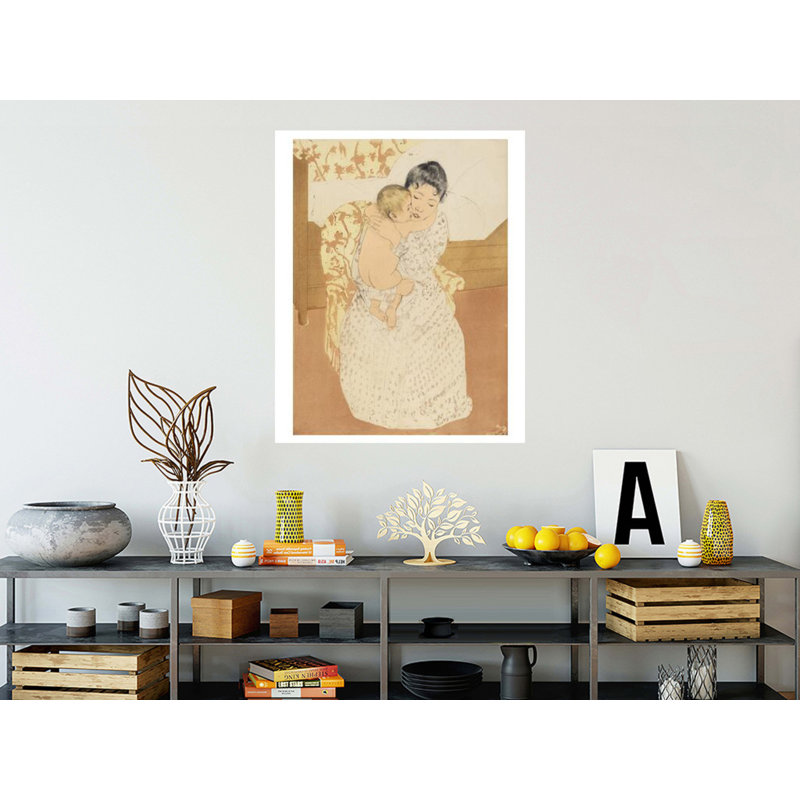 «Maternal Caress» par Mary Cassatt - Estampe numérique, H 40 po x l 32 po