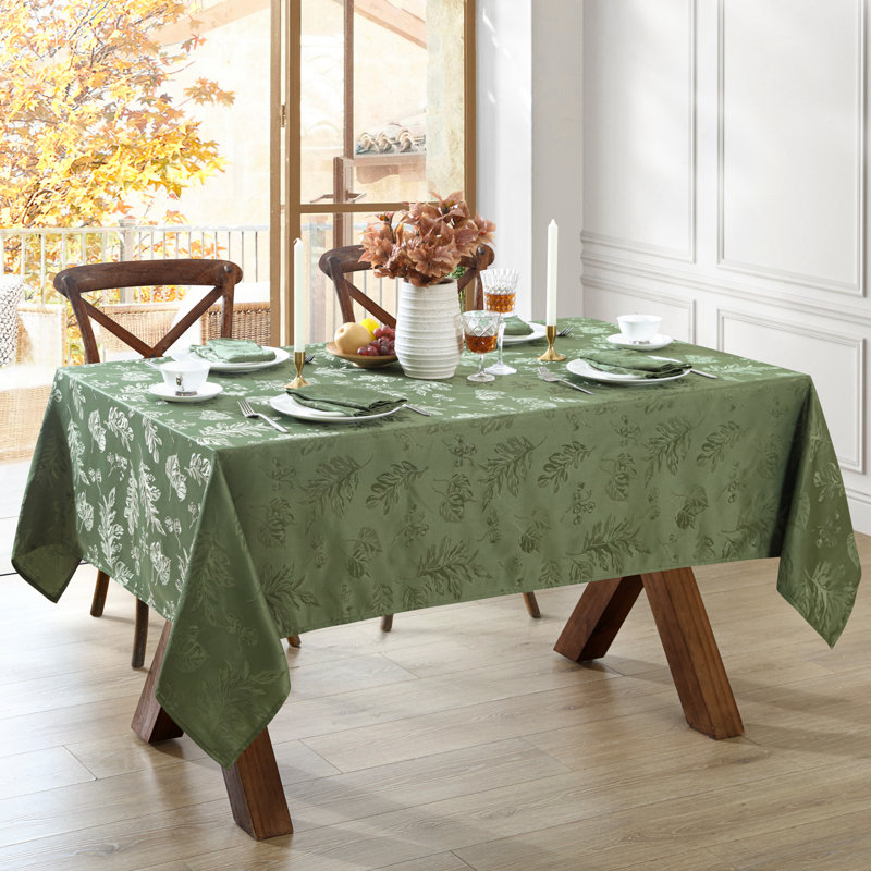 Nappe Rhone, 144 po x 60 po, Vert