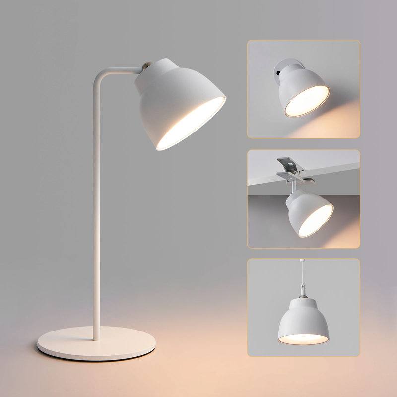 Sonrisa Metal Arched Lamp, White