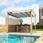 Pergola en aluminium avec auvent rétractable-90613905-90613901